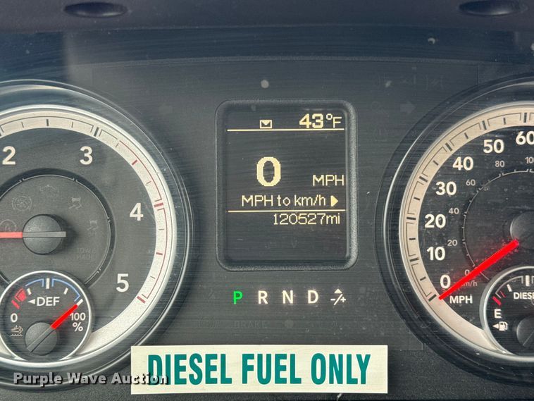 image for item ER0294 2014 RAM 5500 flatbed truck