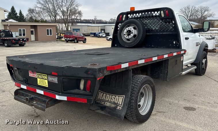 image for item ER0295 2013 RAM 5500 flatbed truck