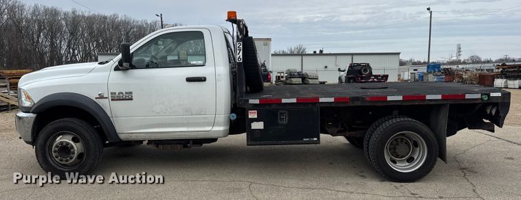 image for item ER0295 2013 RAM 5500 flatbed truck
