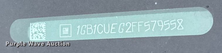 image for item ER0310 2015 Chevrolet Silverado 2500HD Crew Cab utility bed pickup truck