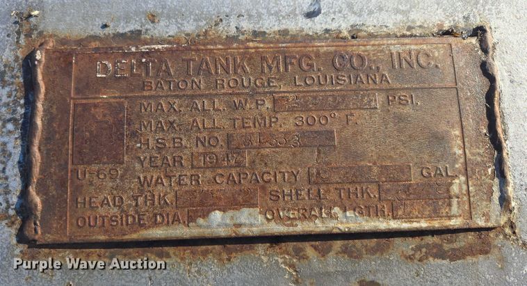 image for item ES2574 Delta Tank MFG. propane tank