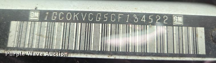 image for item ES2584 2012 Chevrolet Silverado 2500HD pickup truck