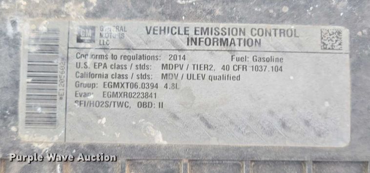 image for item ES2588 2014 Chevrolet Express van