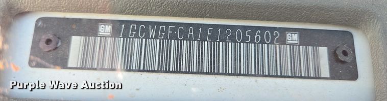 image for item ES2588 2014 Chevrolet Express van