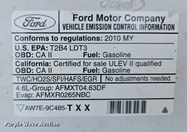 image for item ES2589 2010 Ford F150 pickup truck