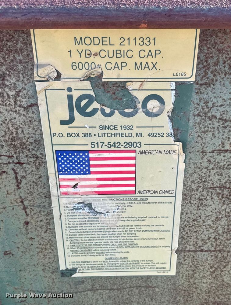 image for item ET4033 (9) metal bins