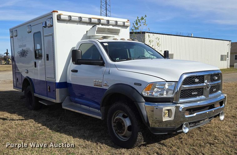 image for item ET5327 2014 RAM 4500HD ambulance