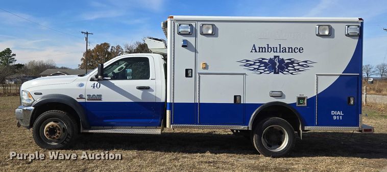 image for item ET5327 2014 RAM 4500HD ambulance