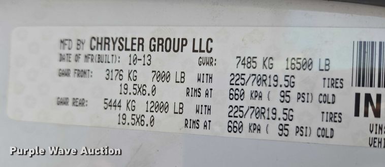 image for item ET5327 2014 RAM 4500HD ambulance