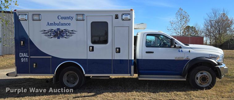 image for item ET5328 2016 RAM 4500HD ambulance
