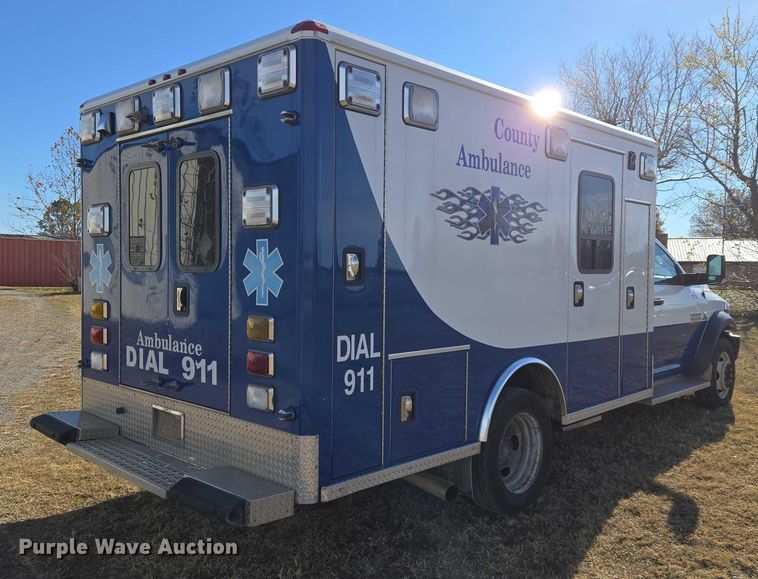 image for item ET5328 2016 RAM 4500HD ambulance