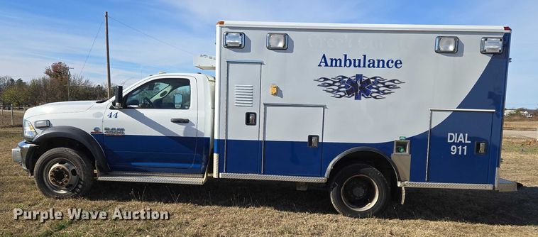 image for item ET5328 2016 RAM 4500HD ambulance