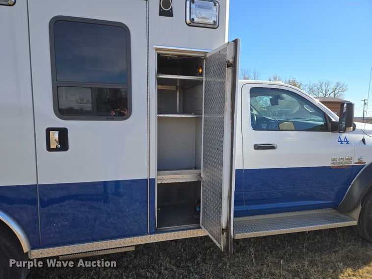 image for item ET5328 2016 RAM 4500HD ambulance