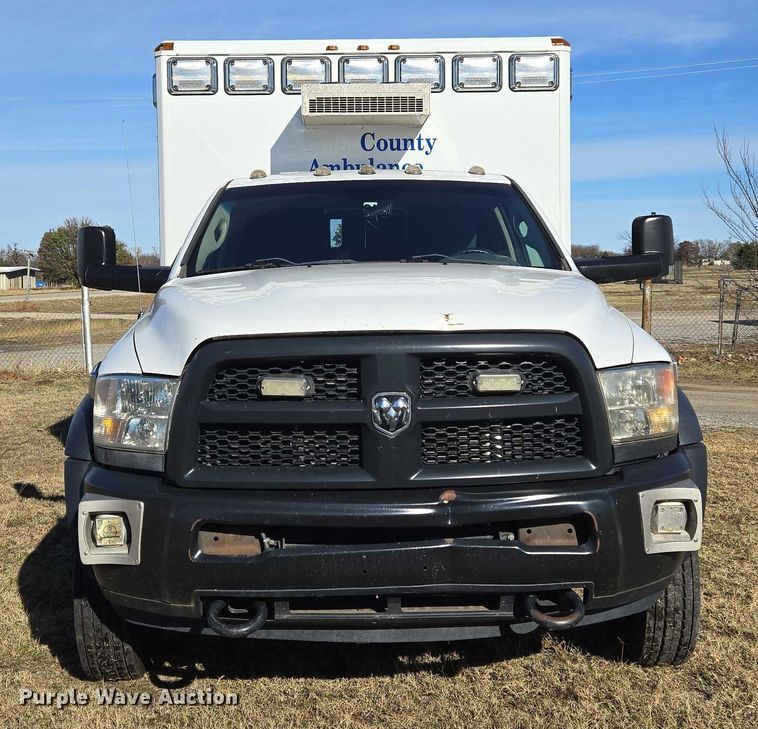 image for item ET5329 2015 RAM 4500HD ambulance