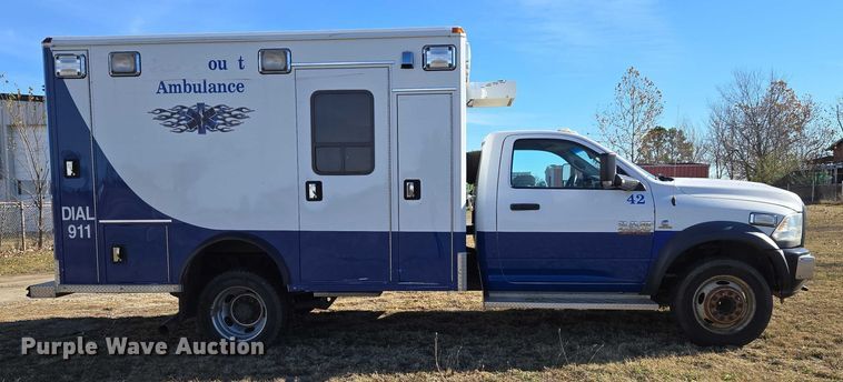 image for item ET5329 2015 RAM 4500HD ambulance