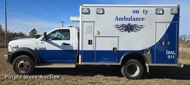 image for item ET5329 2015 RAM 4500HD ambulance