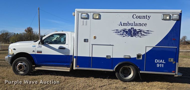 image for item ET5330 2012 Dodge Ram 4500HD ambulance