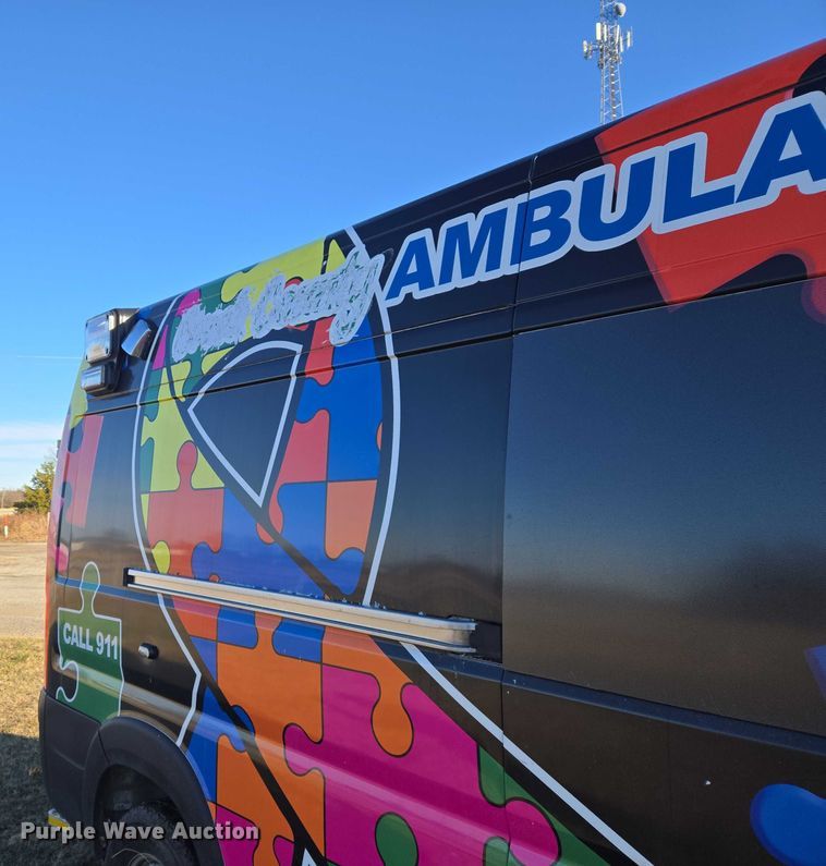 image for item ET5332 2020 RAM ProMaster 3500 ambulance