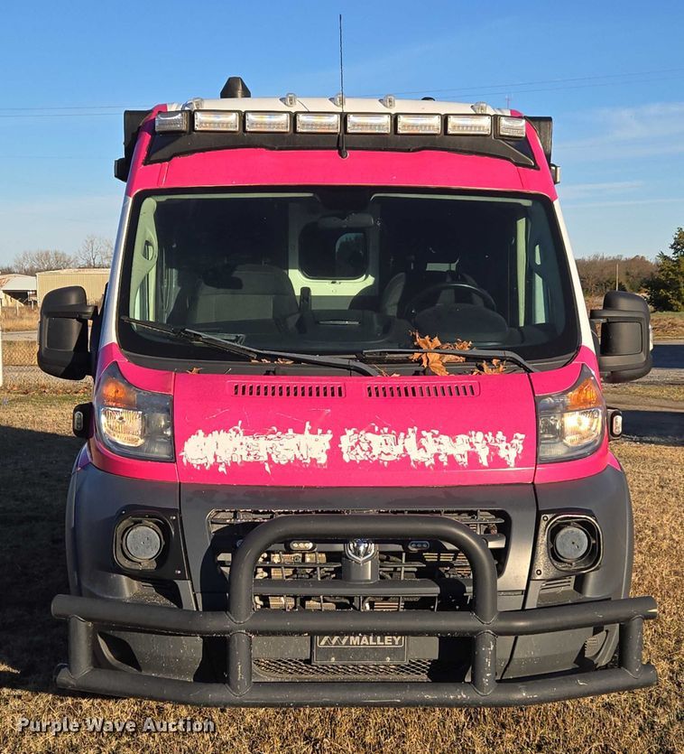 image for item ET5333 2018 RAM ProMaster 3500 ambulance