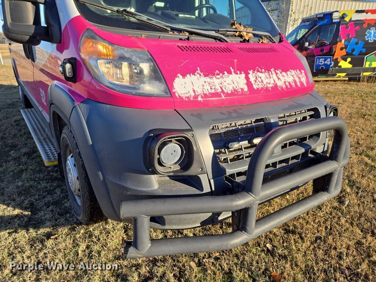 image for item ET5333 2018 RAM ProMaster 3500 ambulance