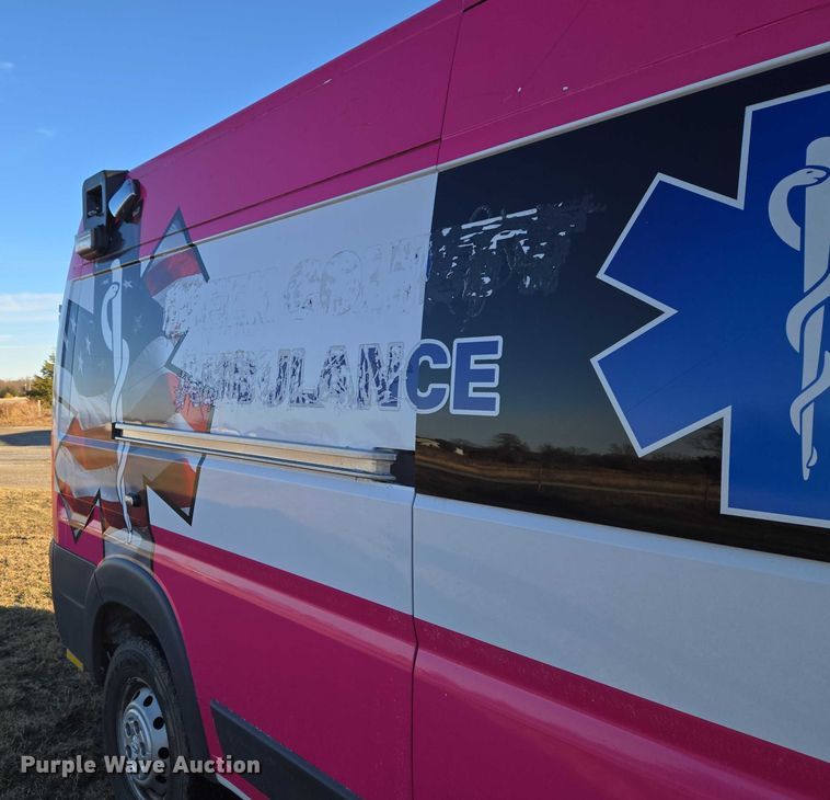 image for item ET5333 2018 RAM ProMaster 3500 ambulance