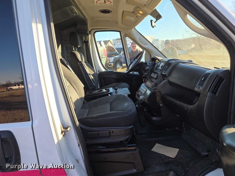image for item ET5333 2018 RAM ProMaster 3500 ambulance