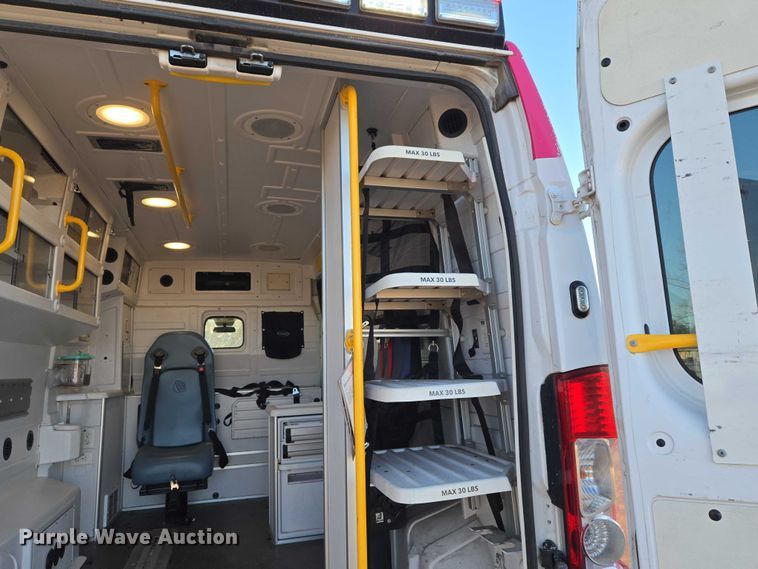 image for item ET5333 2018 RAM ProMaster 3500 ambulance