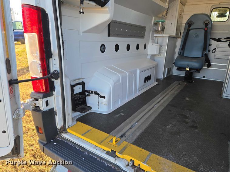 image for item ET5333 2018 RAM ProMaster 3500 ambulance