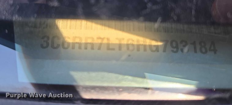 image for item ET5347 2017 RAM 1500 Crew Cab pickup truck