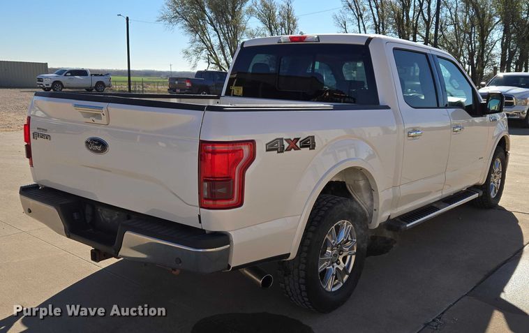 image for item ET5349 2017 Ford F150 SuperCrew pickup truck