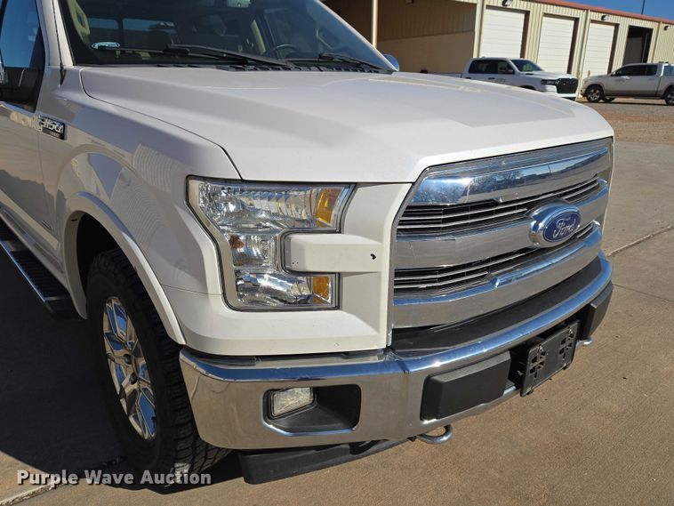 image for item ET5349 2017 Ford F150 SuperCrew pickup truck