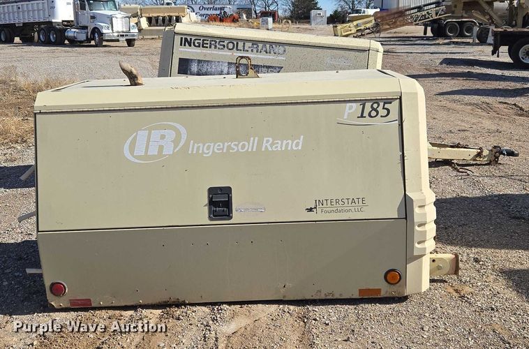 image for item ET5396 (2) Ingersoll Rand 185 air compressors