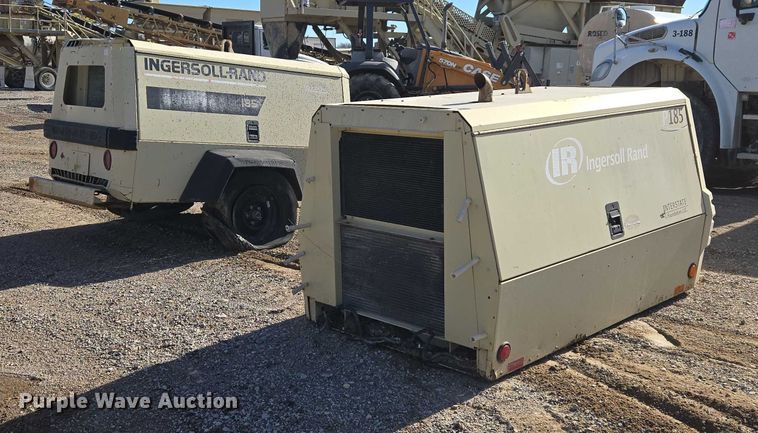 image for item ET5396 (2) Ingersoll Rand 185 air compressors