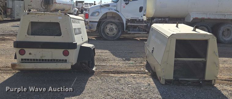 image for item ET5396 (2) Ingersoll Rand 185 air compressors