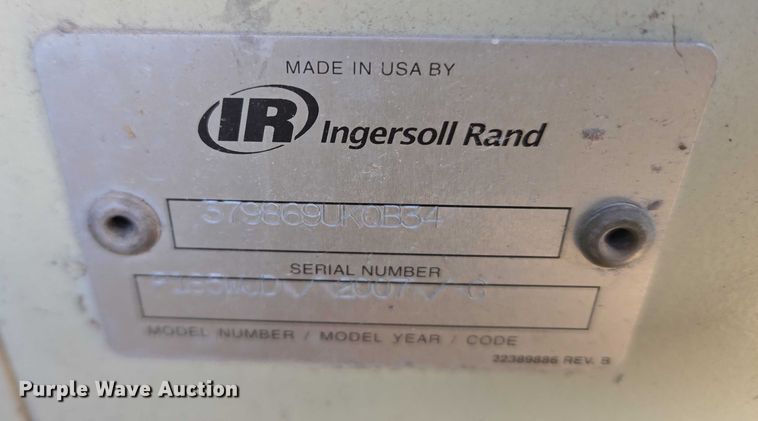 image for item ET5396 (2) Ingersoll Rand 185 air compressors