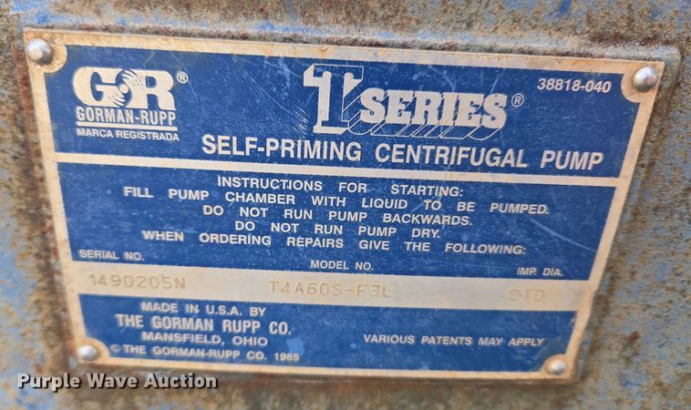 image for item ET5400 Barco pump