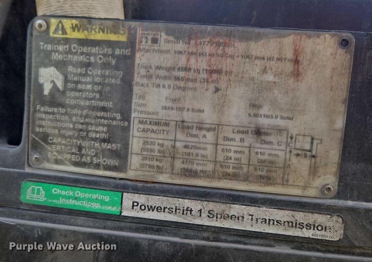 image for item ET5423 Hyster forklift