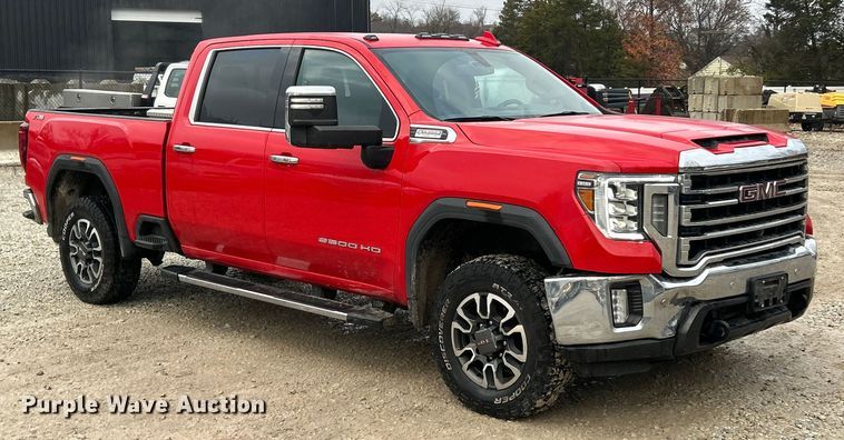 image for item ET6708 2021 GMC Sierra 2500HD SLT Crew Cab pickup truck