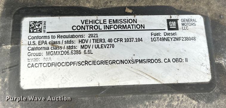 image for item ET6708 2021 GMC Sierra 2500HD SLT Crew Cab pickup truck