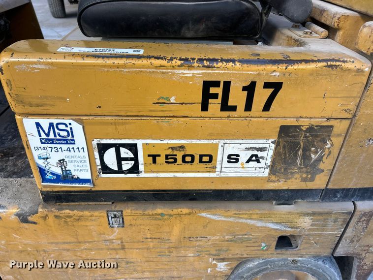 image for item ET6723 Caterpillar T50D SA forklift