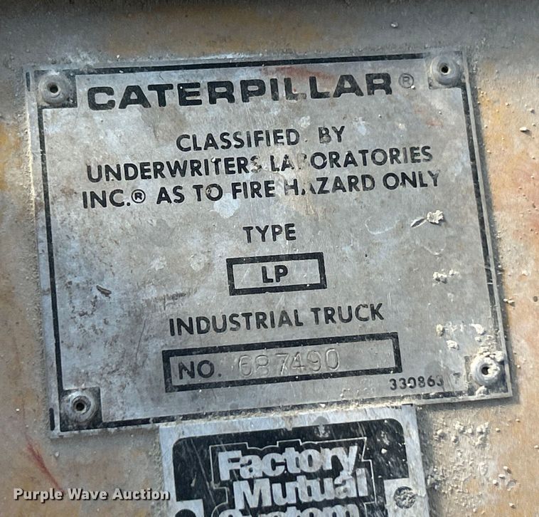 image for item ET6723 Caterpillar T50D SA forklift