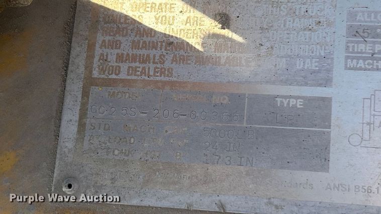 image for item ET6724 Daewoo GC25S forklift