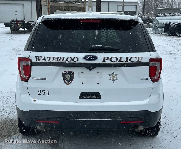 image for item ET6741 2017 Ford Explorer Police Interceptor SUV