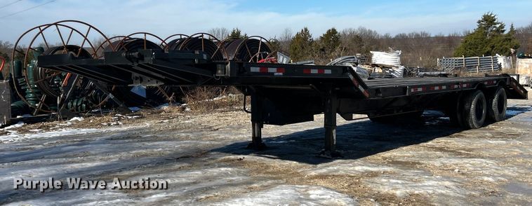 image for item ET6770 1978 Brooks Brothers drop deck equipment trailer