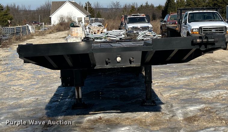 image for item ET6770 1978 Brooks Brothers drop deck equipment trailer