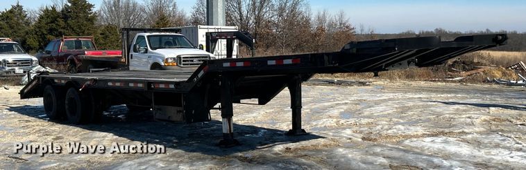 image for item ET6770 1978 Brooks Brothers drop deck equipment trailer