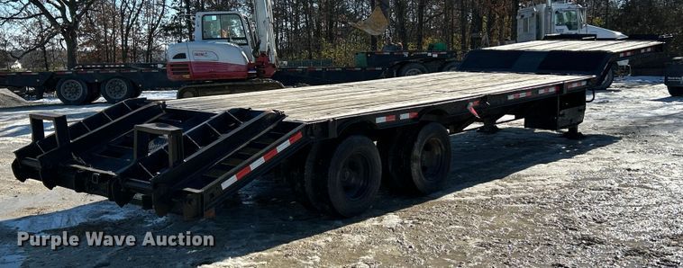 image for item ET6770 1978 Brooks Brothers drop deck equipment trailer