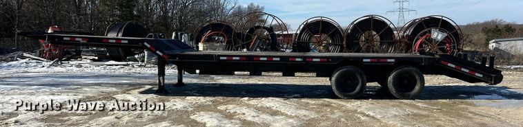 image for item ET6770 1978 Brooks Brothers drop deck equipment trailer