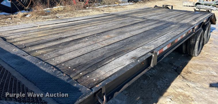 image for item ET6770 1978 Brooks Brothers drop deck equipment trailer