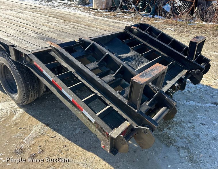 image for item ET6770 1978 Brooks Brothers drop deck equipment trailer